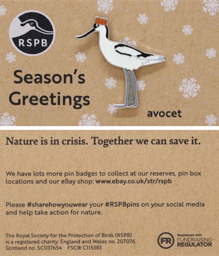 Rspb pin badge niic - rspb,