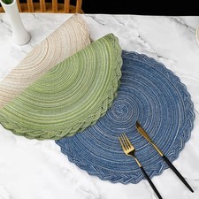 18/30/38cm Woven Placemats
