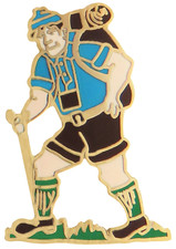 Walking Rambling Hiker Pin