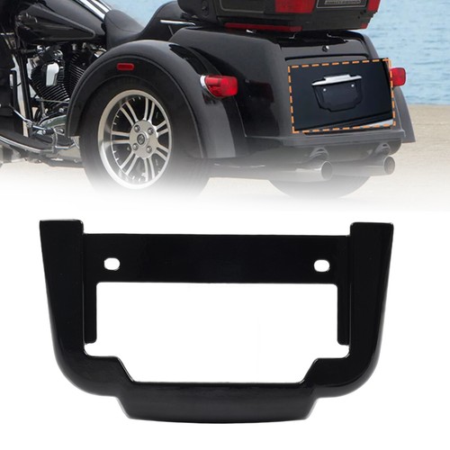 Black rear license plate - rear,
