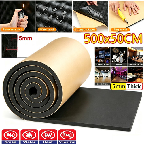 Soundproofing foam - 5m,