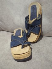 Wrangler Denim Wedge Sandals uk Size 5