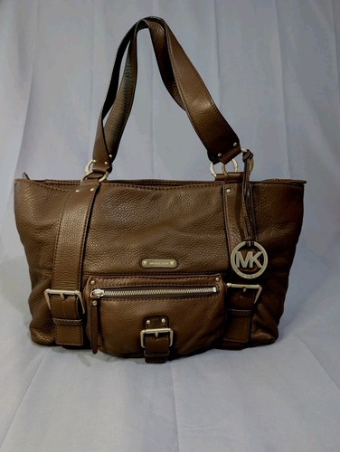 Michael kors brown pebbled - kors,