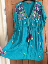Monsoon Turquoise Kaftan Style