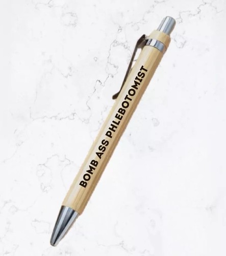 Phlebotomist engraved bamboo - engraved,