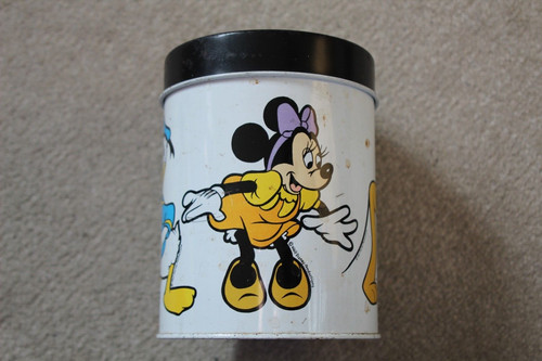 Vintage disney metal tin - disney,
