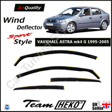 VAUXHALL ASTRA mk4 G 1995-2005 Hatchback Saloon 4/5door 4pc Wind Deflectors HEKO