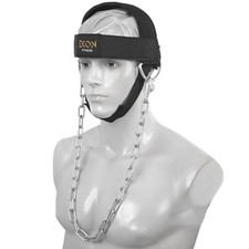 Head Harness Dipping Neck Exercise Weight lifting GYM Adjustabl chain Chin Strap