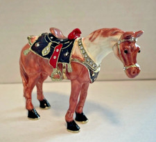 Horse with Saddle trinket box