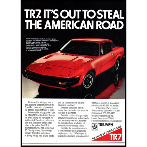 1976 triumph tr7 coupe - triumph,
