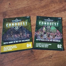 Warhammer 40k Conquest Magazine Issues 02 and 04 - Magazines Only