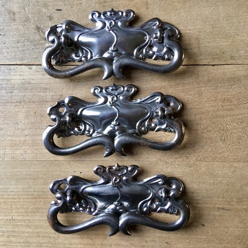 Large antique art nouveau - x3,
