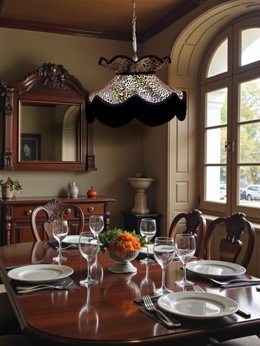 Lynx animal print fabric - , table