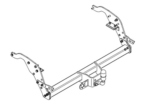 Flange neck tow bar - flange,