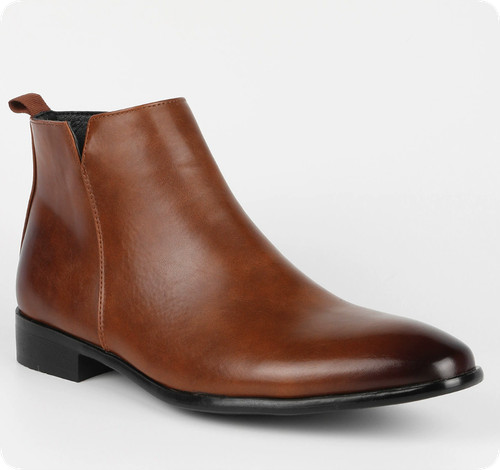 New mens zip pointy - zip, heel
