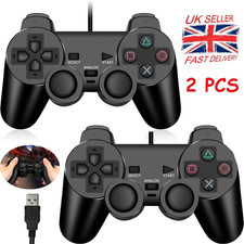 2pcs  USB Wired Game Controller Gamepad Joystick Joypad for Laptop PC Gaming
