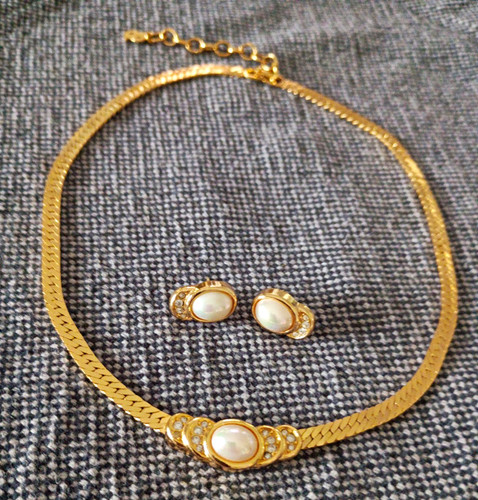 Vintage dior goldtone necklace - vintage,