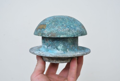 Brass bronze boat air vent - brass, old