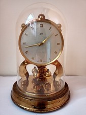 Schatz 1000 Day Anniversary Torsion Clock under plastic dome