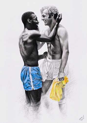 Original pelé bobby - bobby, moore