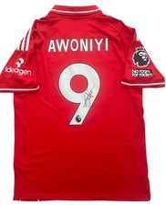 TAIWO AWONIYI SIGNED NOTTINGHAM FOREST 2025/26 HOME SHIRT WITH PROOF 