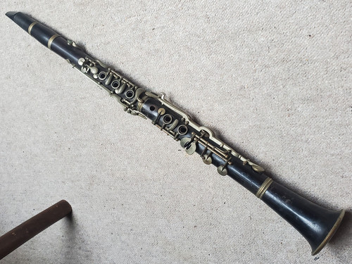 Old wooden clarinet rings - bb,