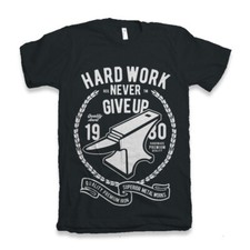 T Shirt Hard Work Anvil Mens