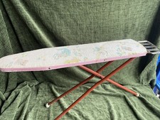 Old Vintage Childs Ironing Board, Children’s Toy. Metal Legs Wooden Top. B424