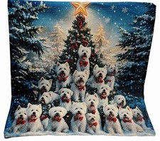 Westie Terrier Holiday Double