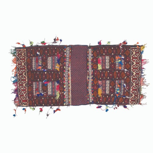 Handmade tribal saddle bag - saddle,