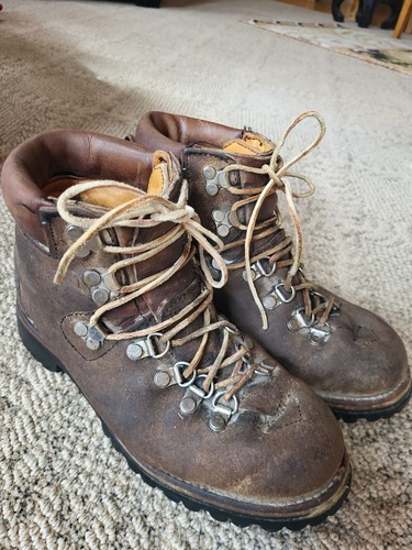 Vtg 70s leather - ,