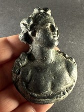 ANCIENT ROMAN BRONZE BUST OF VENUS (APHRODITE) MOUNT SHRINE - 1ST-3RD CENTURY CE