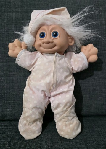 Vintage bedtime plush troll - vintage,
