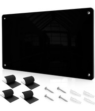 Black Metal Magnetic Board