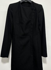 Lanvin Paris Women’s Virgin Wool, Silk Lined Long Coat Size 40