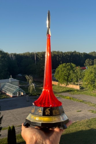 Vintage soviet rocket lamp - soviet, |