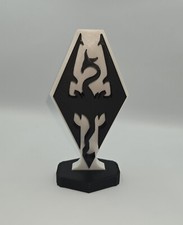Skyrim Elder Scrolls Logo 3D