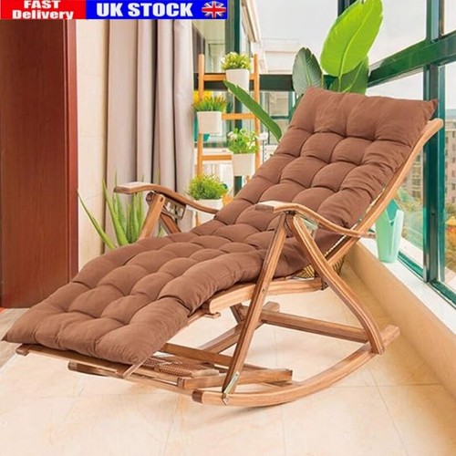 Bamboo recliner rocking chair - bamboo,