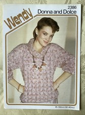 Wendy knitting pattern 2386