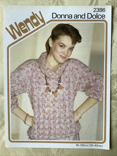 Wendy knitting pattern 2386