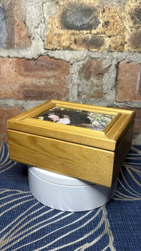 Wooden keepsake trinket box - trinket,