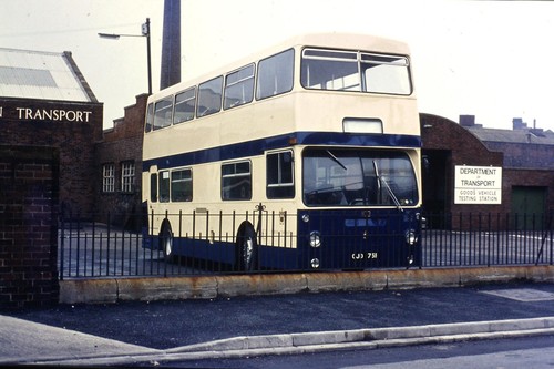 35mm original colour bus slide - original,