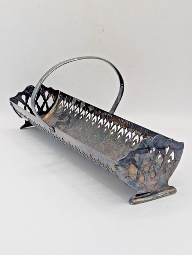 Vintage silver plated pierced - vintage,