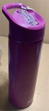 Smash Stainless Steel Water Bottle with Flip Top Lid Mulberry 750ml