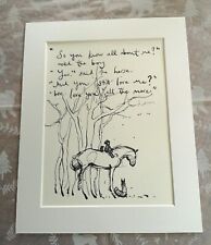 THE BOY THE MOLE THE FOX AND THE HORSE CHARLIE MACKESY MOUNTED PAGE EXTRACT