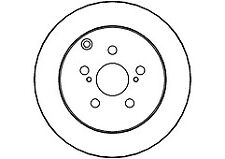 REAR BRAKE DISC FOR TOYOTA