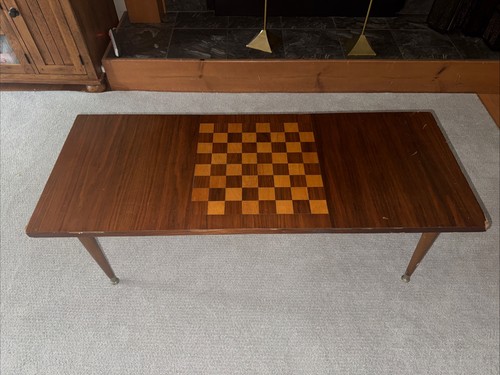 Vintage wood chess checkers - wood,
