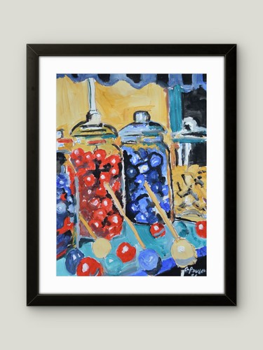 Original sweets painting - sweets,