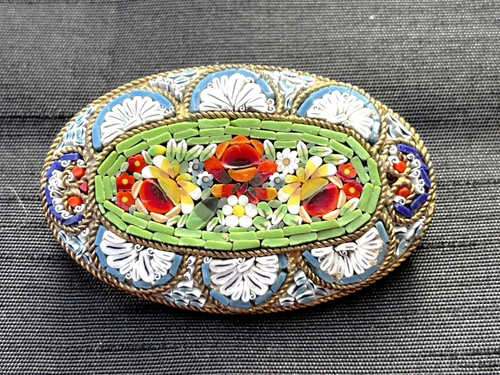 Vintage italian micro mosaic - vintage,