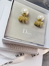 Gold tone and pearl DIOR